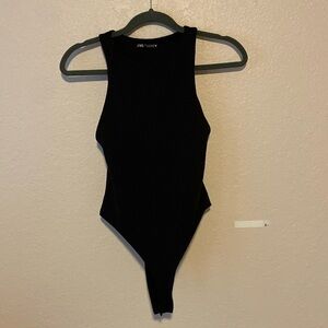 Black High Neck Zara Bodysuit